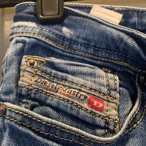 Boys Diesel Distressed Jeans